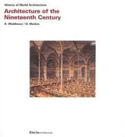Tapa de Architecture of the nineteenth century