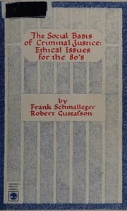 Tapa de The Social basis of criminal justice