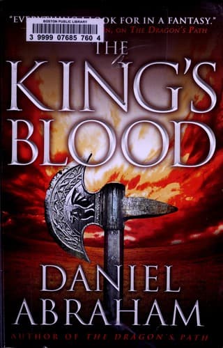 Tapa de The King's Blood (The Dagger and the Coin #2)