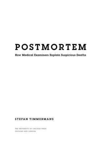 Tapa de Postmortem