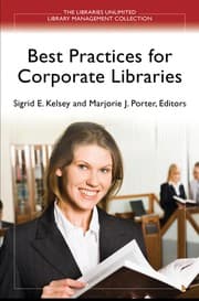 Tapa de Best practices for corporate libraries