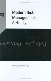 Tapa de Modern Risk Management