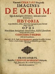 Tapa de Vincentii Chartarii Rhegiensis Imagines deorum
