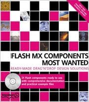 Tapa de Flash MX components most wanted