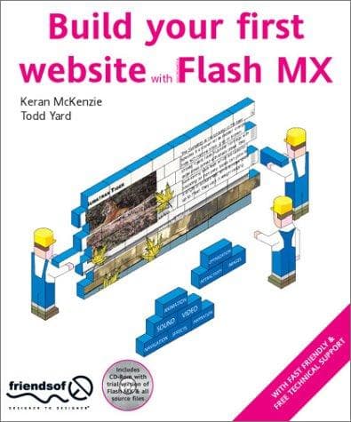 Tapa de Build Your First Website with Flash MX