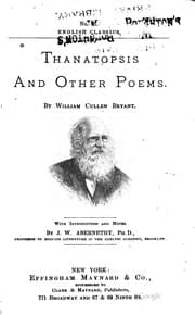 Tapa de Thanatopsis and Other Poems