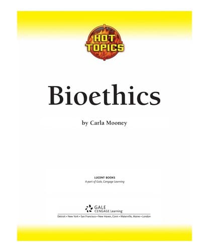 Tapa de Bioethics