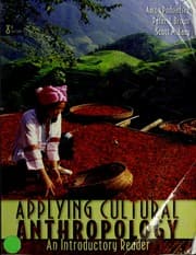 Tapa de Applying cultural anthropology