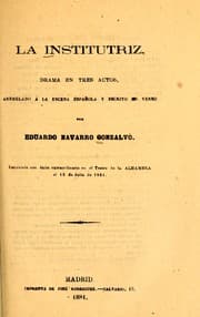 Tapa de La institutriz