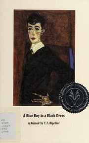 Tapa de A blue boy in a black dress