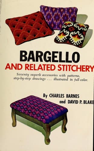 Tapa de Bargello and related stitchery