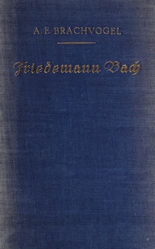 Tapa de Friedemann Bach