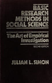 Tapa de Basic research methods in social science