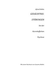 Tapa de Geda chtnissto rungen bei der Korsakoffschen Psychose