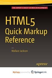 Tapa de HTML5 Quick Markup Reference