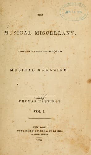 Tapa de The Musical miscellany