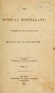 Tapa de The Musical miscellany