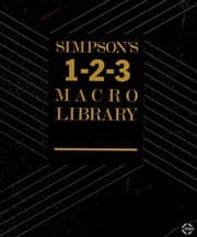 Tapa de Simpson's 1-2-3 macro library