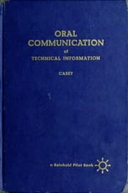 Tapa de Oral communication of technical information
