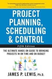 Tapa de Project planning scheduling and control