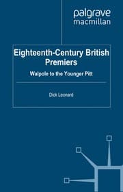 Tapa de Eighteenth-century British premiers