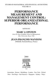 Tapa de Performance measurement and management control