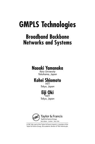 Tapa de GMPLS technologies