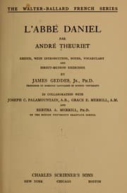 Tapa de L' abbé Daniel