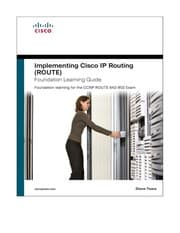 Tapa de Implementing Cisco IP routing (ROUTE) foundation learning guide