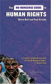 Tapa de No-Nonsense Guide to Human Rights