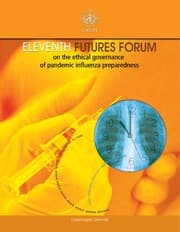 Tapa de Eleventh futures forum on the ethical governance of pandemic influenza preparedness