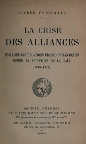 Tapa de La crise des alliances