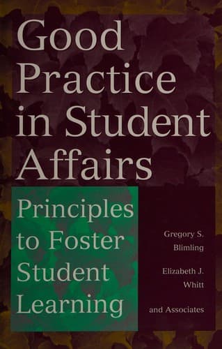 Tapa de Good practice in student affairs