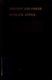 Tapa de Protest and power in Black Africa