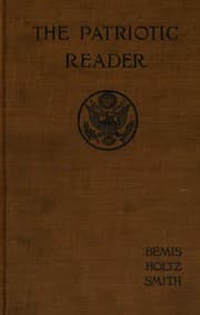 Tapa de The patriotic reader, for seventh and eighth grades and junior high schools