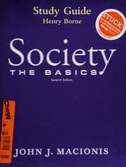 Tapa de Society Study Guide