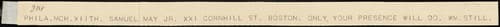 Tapa de [Telegrams to Samuel May]