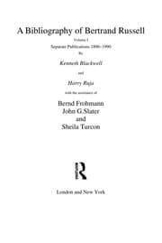 Tapa de Bibliography of Bertrand Russell