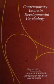 Tapa de Contemporary issues in developmental psychology