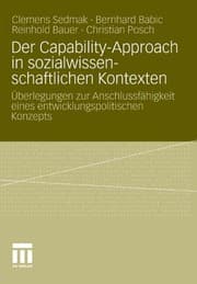Tapa de Der Capability Approach in sozialwissenschaftlichen Kontexten