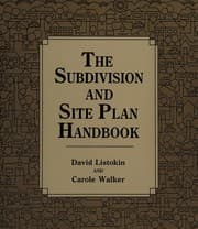 Tapa de The subdivision and site plan handbook