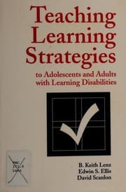 Tapa de Teaching learning strategies to adolescents and adults with learning disabilities