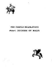 Tapa de The Duchess of Malfi: A Play