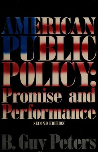Tapa de American public policy