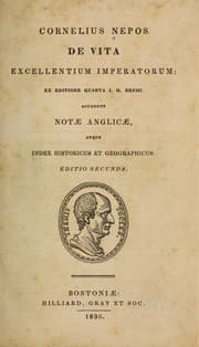 Tapa de Cornelius Nepos De vita excellentium imperatorum
