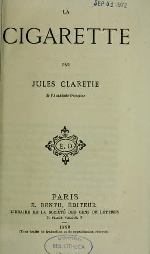 Tapa de La cigarette