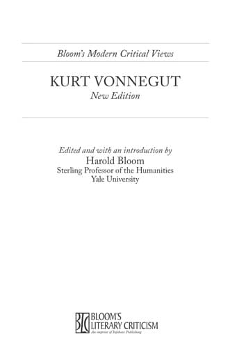 Tapa de Kurt Vonnegut