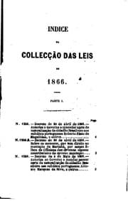 Tapa de Collecção das leis do Brazil