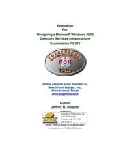 Tapa de ExamWise for MCP/MCSE certification