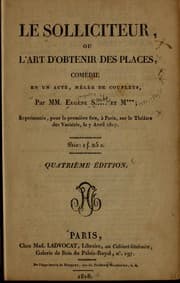 Tapa de Le solliciteur